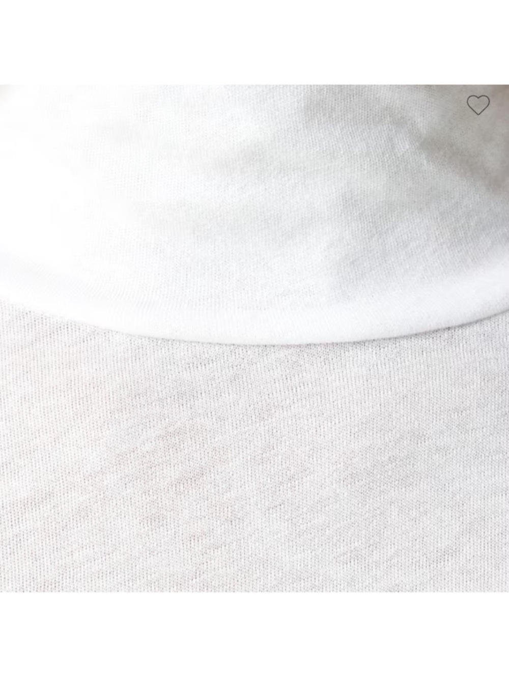J.Crew Tissue Turtleneck Top White Lightweight Layering Essential Size L - Picture 3 of 5